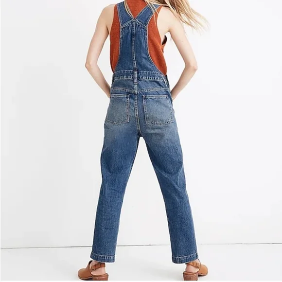 Madewell Straight-Leg Overalls in Elmridge Wash Small - Picture 5 of 10